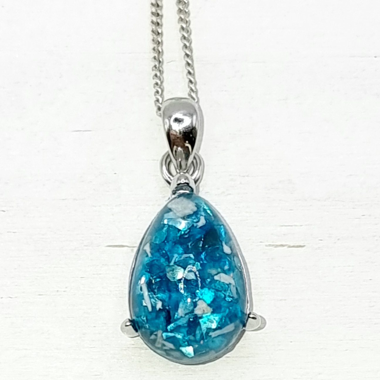 Thalia Necklace - Sterling Silver Pendant and Chain - Image 2