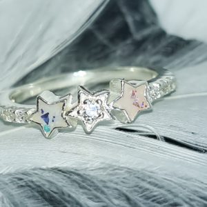 Minima Stella Breastmilk Ring - Sterling Silver