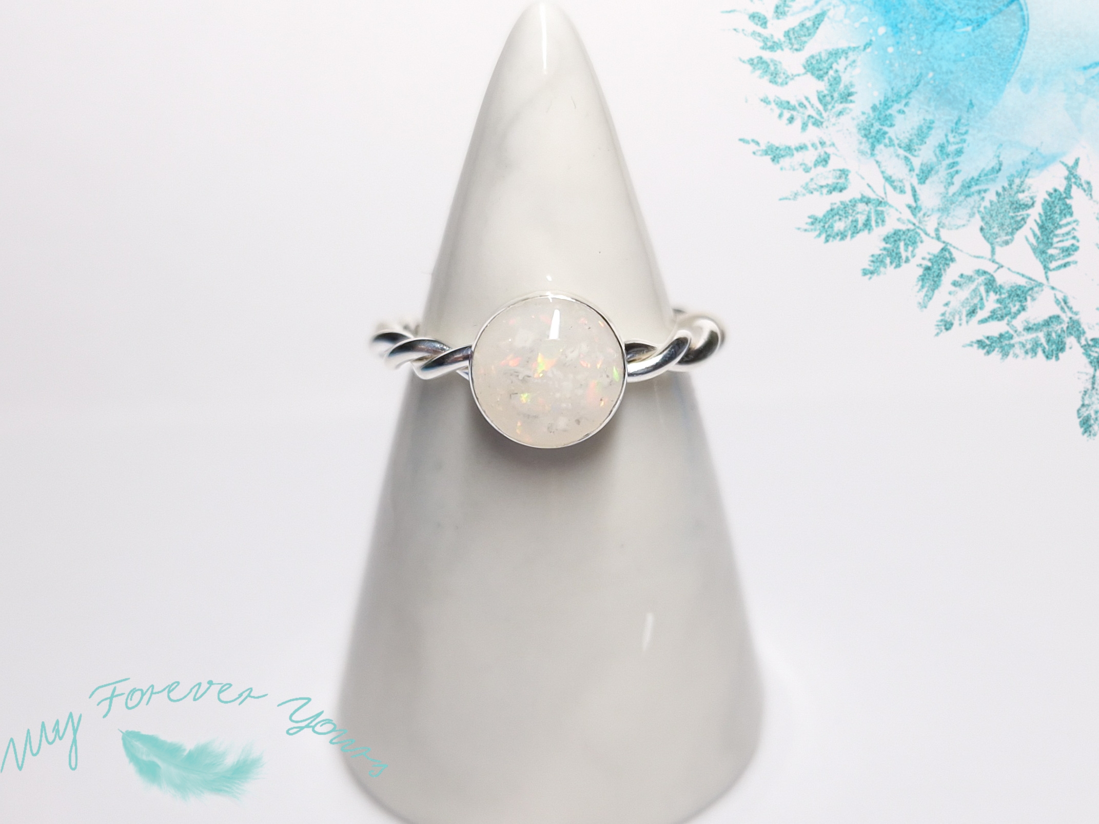 Cremation Ashes Ring Ashes Ring