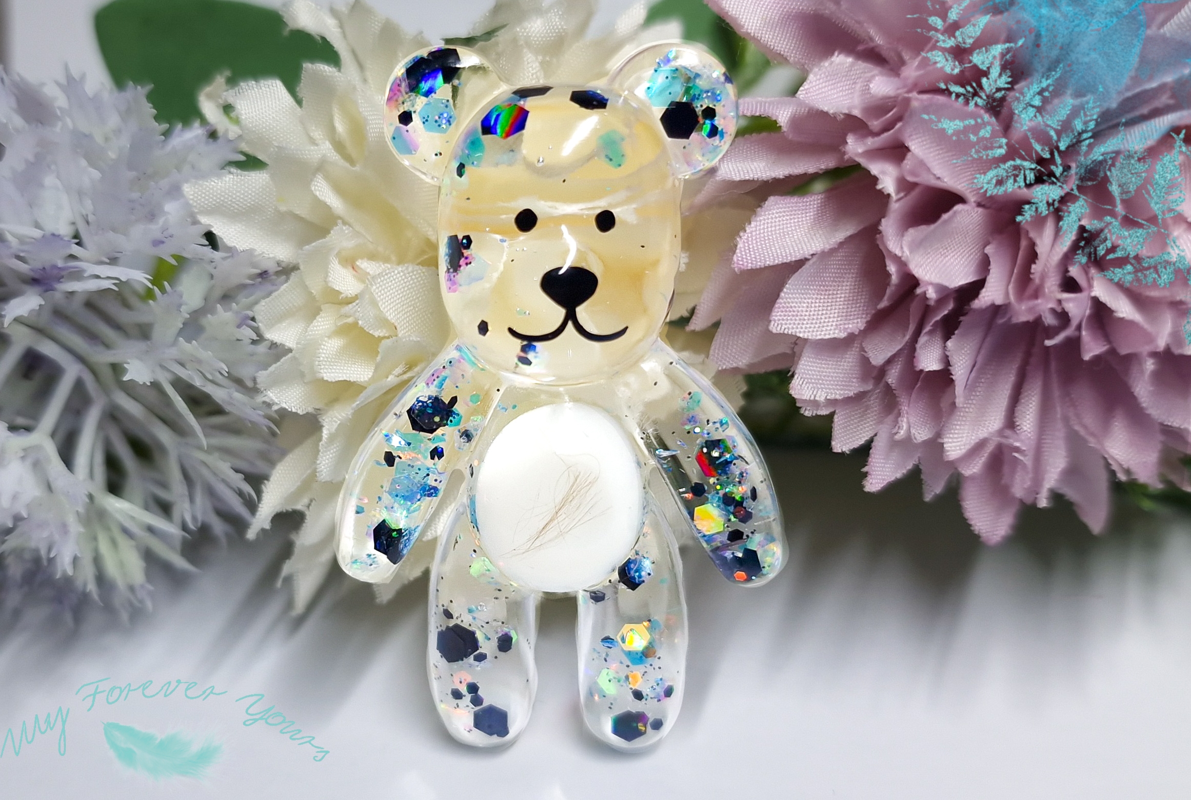 Breastmilk Keepsake Breastmilk bear Breast milk and hair jewellery