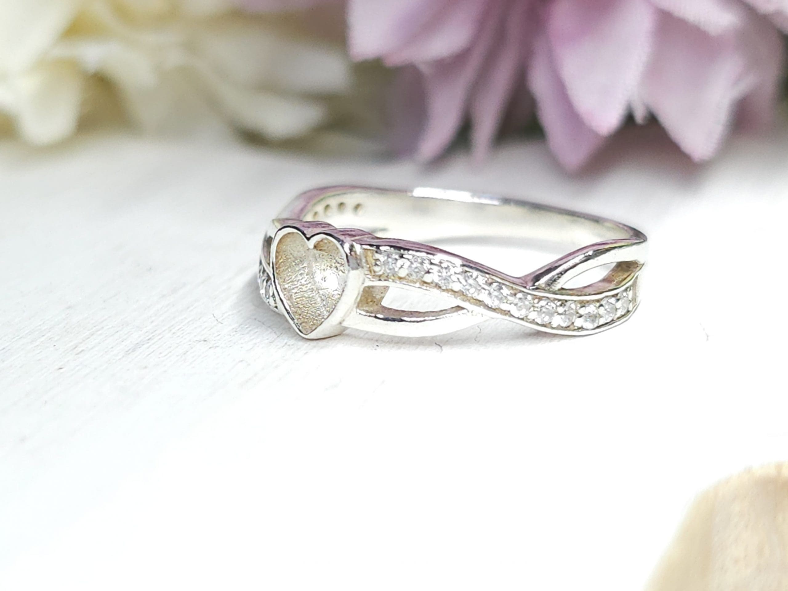 breastmilk ring, ashes ring